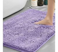 Insun Tappeto Bagno Antiscivolo Assorbente, Tappeti Ciniglia Lavabile in Lavatrice per Camera da Letto, Cucina e Bagno viola lavanda 40 x 60 cm