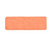 Insun Tappeto Bagno Lungo in Memory Foam Motivo a Stampa Ciottoli, Tappetino Bagno Assorbente Antiscivolo Lavabile arancione 50 x 150 cm