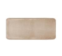 Insun Tappeto Bagno Lungo in Memory Foam, Tappetino Bagno Assorbente Antiscivolo Lavabile cachi 50 x 80 cm