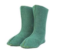 Insun Unisex Calze in Feltro per Stivali Scarpe Interne per Stivali in Gomma 1 Paia verde 44 EU