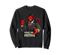 Insurance Devil | Protesta Umorismo Satana Evil Corporate Greed Felpa