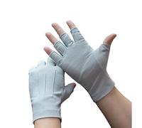 iNszkoos Guanti da guida a mezze dita per uomini e donne, guanti touch screen estivi con protezione UV, guanti per protezione solare, in cotone traspirante, antiscivolo, per ciclismo, golf, pesca