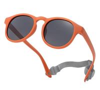 iNszkoos Polarizzati Occhiali da sole per bambini con fascia elastica e regolabile, Montatura in Silicone Morbido Protezione UV400 bambini Occhiali da sole per Girls Boys Baby da 1-3 anni