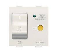 ABB CHIARA INTERRUTTORE AUTOMATICO DIFFERENZIALE SALVAVITA 1P+N C6 10MA 15KA 2CS