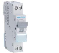 Int. aut. magnetotérmico serie ML, curva C, 6kA, 1P+N, 2A, 1 mód., accesoriable