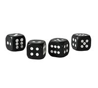 Int Auto 1132884 California-Dices, Nero/Bianco, Set di 4
