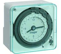 Int. hor. 72x72 mm, 16A, sin reserva