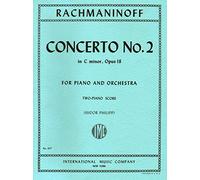 INT1137 - Rachmaninoff Concerto n. 2 in do minore, Opus 18 Per pianoforte e orchestra Partitura per due pianoforti