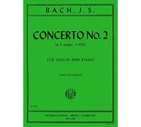 INT1893 - Concerto di Bach n. 2 in mi maggiore, S.1042 Per Violino e Pianoforte