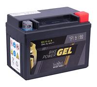 intAct - BATTERIA GEL PER MOTOCICLI Bike-Power GEL12-4L-B. Sostituisce YB4L-B, YB4L-A. Batteria per moto 12V 4Ah 60A. Dimensioni: 120x70x92 mm. Con una potenza di avviamento superiore del 30%.