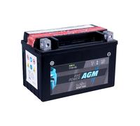 INTACT Bike Power Batteria AGM YTX 9-BS, senza manutenzione, con pacco acido