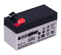intAct Block-Power BP12-1.2 | 12 V 1,2 Ah | Batteria di alimentazione affidabile e di alta qualità | Batteria AGM senza manutenzione