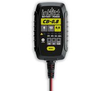 intAct ChargeBox - Caricabatterie per batterie da moto e scooter, 0,8 A, per batterie al litio da 6 V e 12 V, con funzione di ricarica di mantenimento e rianimazione