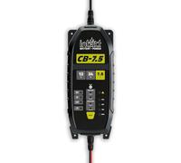 intAct ChargeBox - Caricatore per batterie di avviamento e alimentatore, 7,5 A, per batterie al litio da 12 V e 24 V, con funzione di ricarica e rianimazione