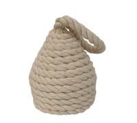 Intasatura Porta Denuncia | Fermaporta Naturale In Vimini Con Maniglia | Tappo Porta Interno Per Finestra, Contabilità, Giocattoli Per Cani, Bloccanti Porte, Supporto