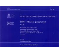 Intavolature d'organo tedesche di Berlino. SBKP - Mus. Ms. 40615 (1655). Vol. II