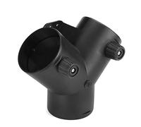 INTCHE Connettore di Scarico Dello Sfiato 'Aria Del Riscaldatore di Parcheggio a Forma di Y da 60 Mm con Valvola di Regolazione Doppia per Riscaldatore Ad Aria Webasto