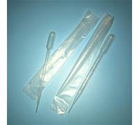 INTCHE Pipetta sterile in plastica paglia sterile LDPE contagocce facile da strappare confezionato singolarmente 1ml/2ml/3ml/5ml/10ml 100 / PK (dimensioni: 5 ml)