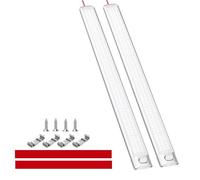 Intckwan Plafoniera 12v Per Camper, 168 Leds, Barra Led 12v, 6000K Bianco, Led Auto Interni Per Auto, Furgone, Caravan, Camper, Cucina, Bagno, Bar, Camion, Trattore (2 Pezzi)