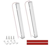 Intckwan Plafoniera 12v Per Camper, 228 Leds, 10W, Barra Led 12v, 6000K Bianco, Led Auto Interni Per Auto, Furgone, Caravan, Camper, Cucina, Bagno, Bar, Camion, Trattore (2 Pezzi)