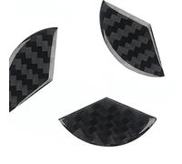 INTEAU Auto Volante Logo Decal Stickers per Mercedes-Benz AMG GT 2017-2021,Fibra di Carbonio Volante in Decorazione Trim Auto Volante Logo Cover Trim Adesivo Accessori,A-49mm