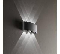 INTEC Appliance da esterni LED Betle, antracite Larghezza 17 cm Metallo CCT Intec