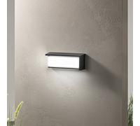 INTEC Appliance da esterni LED BLOCK, nera, 32 cm Plastica, CCT Intec