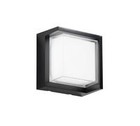 INTEC Applique da esterni LED BLOCK, nera, 16 cm Plastica, CCT Intec