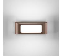 INTEC Applique da esterni LED DESERT, color bronzo, larghezza 25 cm Metallo Intec