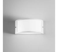 INTEC Applique da esterno Austin, bianca, larghezza 25 cm, metallo, IP54 Intec