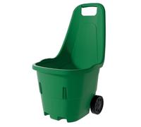 INTEC - Carrello da giardino 43L multiuso carrello per tronchi trasporto 2 ruote carico 60 kg