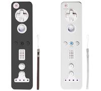 Intec Clear and Black 2 Toned Remote Skins - 2 Pack [Edizione: Regno Unito]