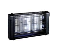 INTEC - Lampada Anti Zanzara Neon UV 20W Interno/Esterno - Trappola per insetti nera 80m² Griglia ad alta tensione Elimina mosche, zanzare e insetti volanti