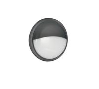 Intec plafoniera ever LED integrato 19W tonda antracite con palpebra Antracite