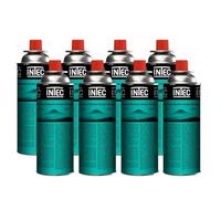 INTEC Set di 8 bombole di Gas da Campeggio 227gr Cartuccia di butano compatta