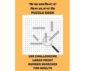 Integer Puzzles Number Search Puzzle Book (Tascabile)