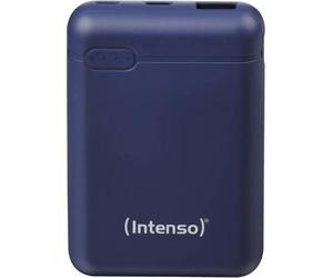Intego PowerBank XS10000-Blue (10000 mAH, 2.1 A-1X USB-A, 1x MicrousB-B, incluso cavo di ricarica USB-A a USB-C) NEW
