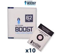 Integra Boost 62% - 10 Bustine da 8g per Umidità Costante - Conservazione sicura