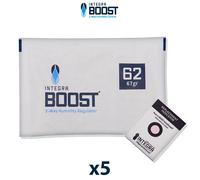 Integra Boost 62% - 5 Bustine da 67g per Umidità Costante - Conservazione sicura
