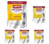 INTEGRA PROTECT cibo per gatti Sensitive (1 x 300 g), consigliato dai veterinari, cibo secco complementare di alta qualità per gatti adulti di animonda (Confezione da 5)