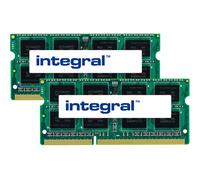 Integral 16GB [2X8GB] Laptop RAM Module DDR3 1600MHZ UNBUFFERED LOW VOLTAGE SODIMM KIT OF 2 EQV. TO CT2KIT102464BF160B FOR CRUCIAL memoria (16GB [2X8GB] LAPTOP RAM MODULE KIT DDR3 1600MHZ PC3-12800 UN