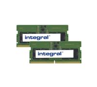 Integral 16GB [2x8GB] LAPTOP RAM MODULE KIT DDR5 5600MHZ PC5-44800 UNBUFFERED NON-ECC 1.1V 1GX16 CL46 EQV. TO CT2K8G56C46S5 FOR