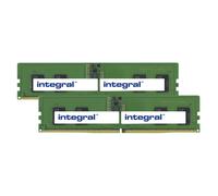 Integral 16GB 2x8GB PC RAM MODULE KIT DDR5 5600MHZ PC5-44800 UNBUFFERED NON-ECC 1.1V 1GX16 CL46 EQV. TO KCP552US6K2-16 F/ KINGS