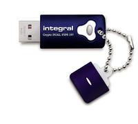Integral 16GB Crypto Dual FIPS 197 Encrypted USB 3.0 unit flash USB USB tipo A 3.2 Gen 1 3.1 Gen 1 Blu (16GB HARDWARE ENCRYPTE