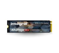 Integral 2TB Advantage Pro-2 M.2 2280 PCIe Gen4 X4 NVMe 1.4 SSD - Fino a 7300 MB/s in lettura e 6400 MB/s in scrittura - Giochi, video e fotoritocco, design, rendering 3D e altro ancora - Unità a