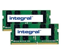 Integral 32GB (2X16GB) Laptop RAM Module DDR4 2400MHZ UNBUFFERED SODIMM KIT OF 2 EQV. TO CT13070148 FOR CRUCIAL memoria