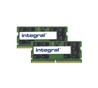 Integral CT2K16G48C40S5-IN memoria 32 GB 2 x 16 GB DDR5 4800 MHz (32GB [2x16GB] LAPTOP RAM MODULE KIT DDR5 4800MTs PC5-38400 UNBUFFERED NON-ECC SODIMM 1.1V 2GX8 CL40 INTEGRAL) - Nouvo