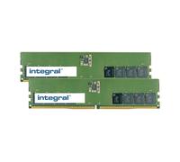 Integral 32GB [2x16GB] PC RAM MODULE DDR5 5600MHZ PC5-44800 UNBUFFERED NON-ECC 1.1V 2GX8 CL46 EQV. TO CT2K16G52C42U5 F/ CRUCIAL memoria (32GB [2x16GB] PC RAM MODULE DDR5 5600MTs PC5-44800 UNBUFFERED N