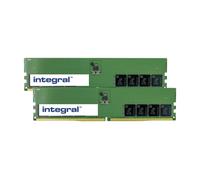 Integral 64GB 2x32GB PC RAM MODULE DDR5 5600MHZ PC5-44800 UNBUFFERED NON-ECC 1.1V 2GX8 CL46 EQV. TO CT2K32G56C46U5 FOR CRUCIAL memoria (64GB 2x32GB PC RAM MODULE DDR5 5600MTs PC5-44800 UNBUFFERED NON-