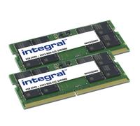 Integral 64GB [2x32GB] PC RAM MODULE DDR5 5600MHZ PC5-44800 UNBUFFERED NON-ECC 1.1V 2GX8 CL46 EQV. TO KCP552SD8K2-64 F/ KINGSTON memoria (64GB [2x32GB] LAPTOP RAM MODULE DDR5 5600MTs PC5-44800 UNBUFFE